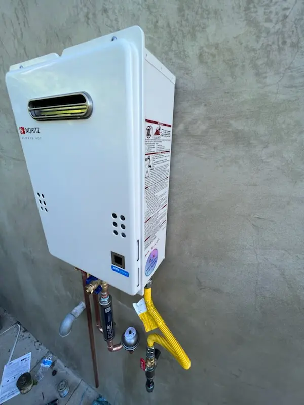 Tankless water heater installation for Venetian Golf And River Club homes